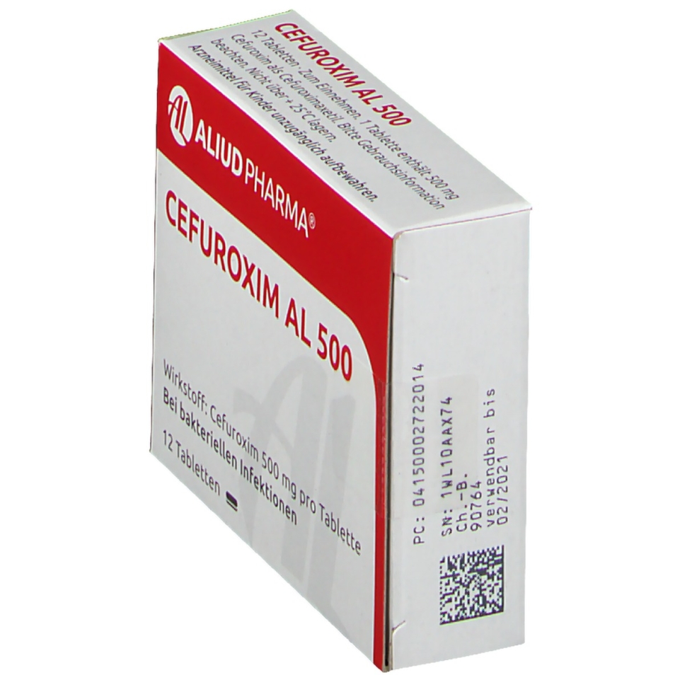 CEFUROXIM AL 500 Tabletten 12 St Shop Apotheke