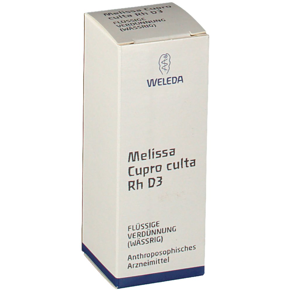 Weleda Melissa Cupro Culta Rh D Shop Apotheke