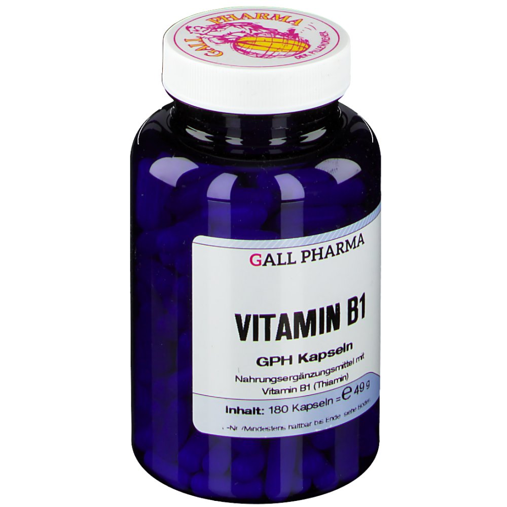 GALL PHARMA Vitamin B1 1 4 Mg GPH Kapseln Shop Apotheke