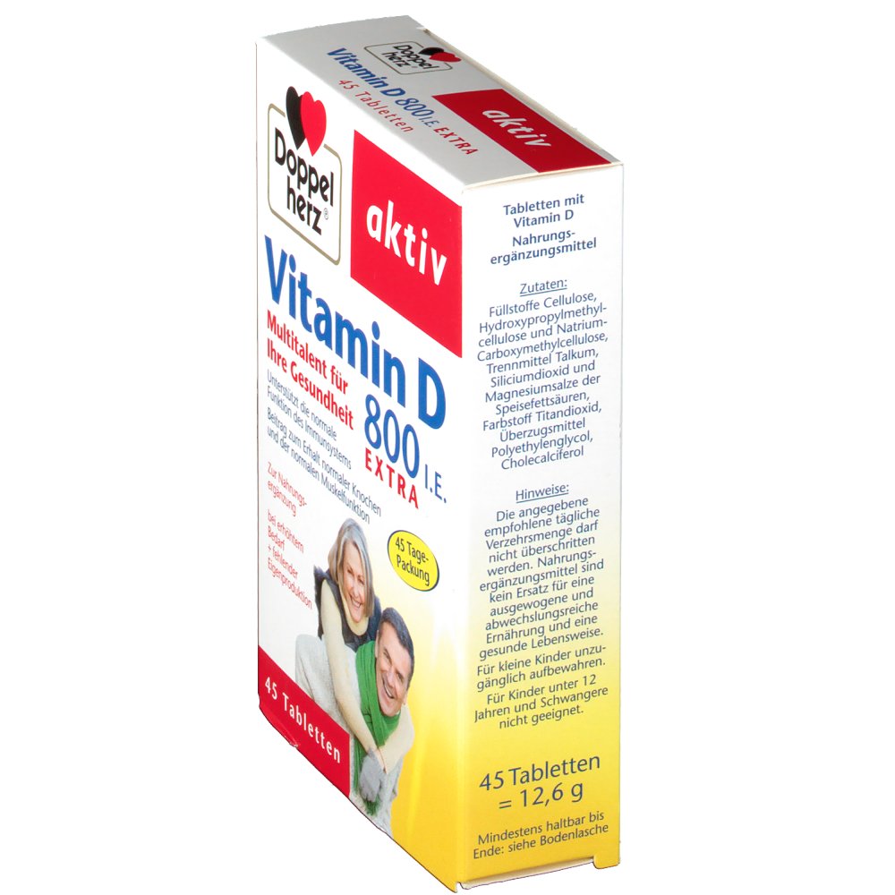 Doppelherz Aktiv Vitamin D 800 I E EXTRA Tabletten Shop Apotheke