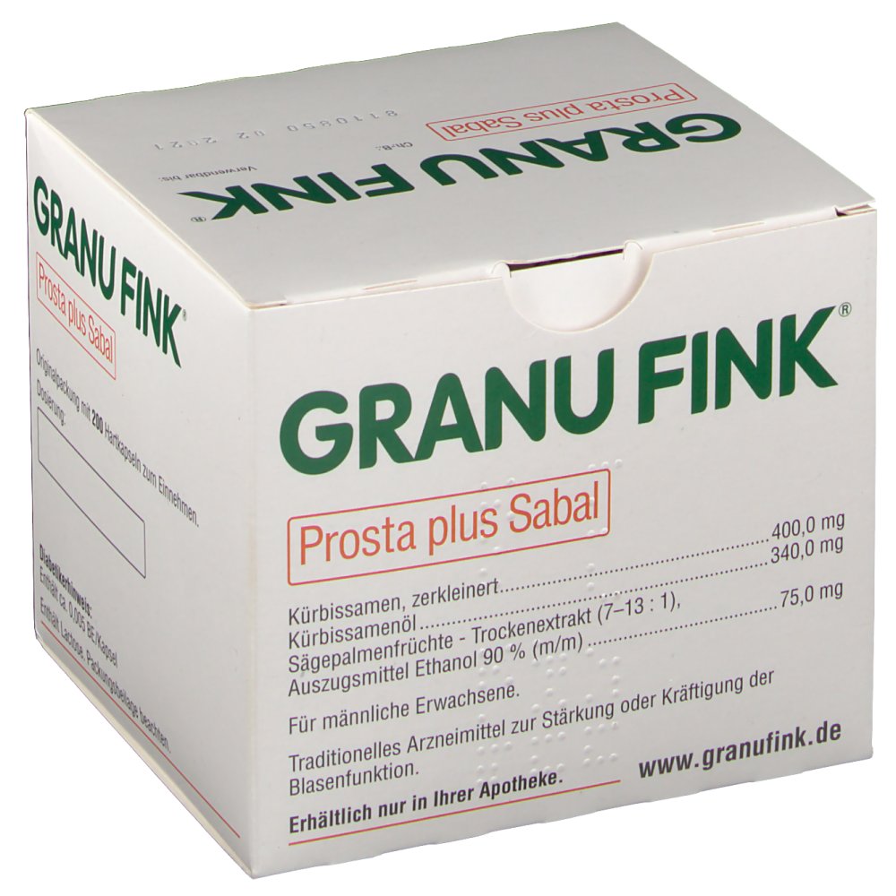 GRANU FINK Prosta Plus Sabal Shop Apotheke