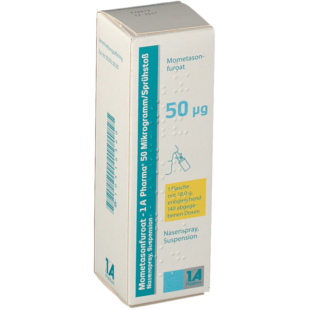 MOMETASONFUROAT 1A Pharma 50µg Sprühstoß Nasenspr 18 g shop apotheke