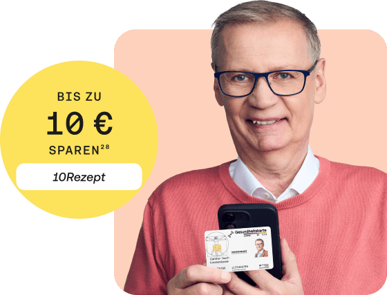 10 € Rabatt auf das erste E-Rezept