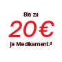 E-Rezept-Rabatt! Automatisch sparen auf Zuzahlungen und mitbestellte Produkte.3