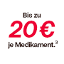 E-Rezept-Rabatt! Automatisch sparen auf Zuzahlungen und mitbestellte Produkte.3
