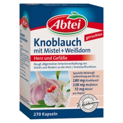 Abtei Knoblauch Mistel Weißdorn Kapseln - shop-apotheke.com