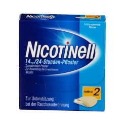 Nicotinell 14 Mg/24h Pflaster – 7 Stück, 35 Mg Nicotin, Für Mittelstarke Bis Leichte Raucher