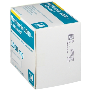 Metformin 1000 - 1 A Pharma® Filmtabletten 120 St - shop-apotheke.com