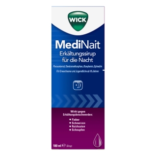 WICK MediNait Erkältungssirup für die Nacht 180 ml - shop-apotheke.com