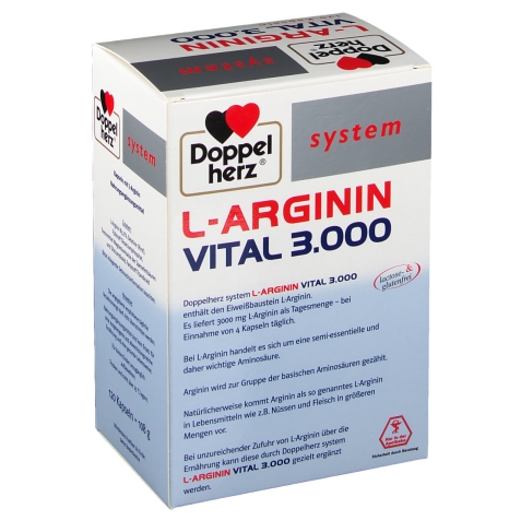 Doppelherz® system L-ARGININ VITAL 3.000 120 St - shop-apotheke.com