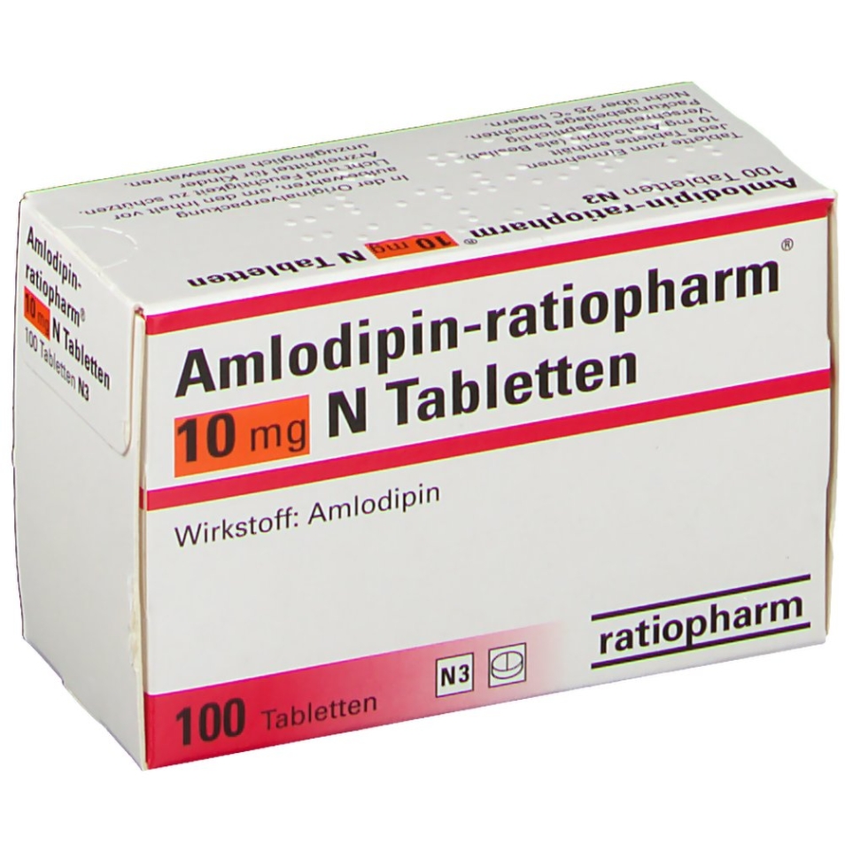 Amlodipin Ratiopharm 10 Mg N Tabletten 100 St Shop