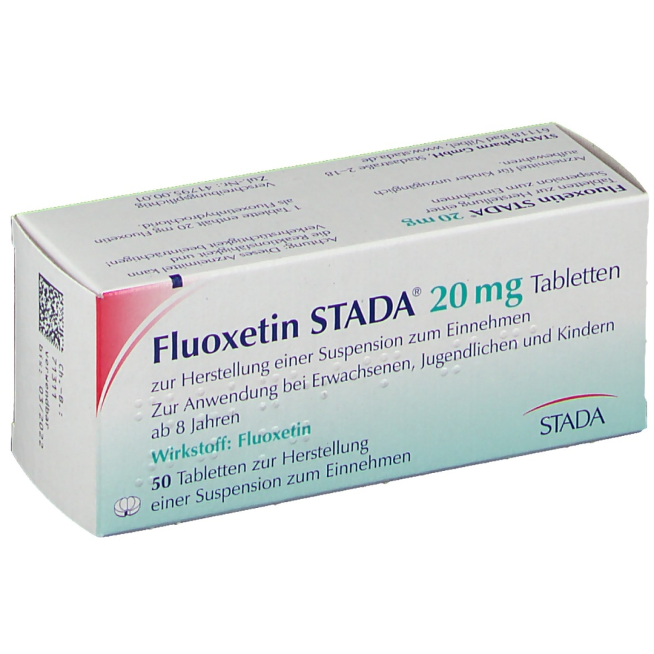 Fluoxetin Stada 20 mg Tabl. 50 St Fluoxetin Stada 20 mg Tabl. 50 St