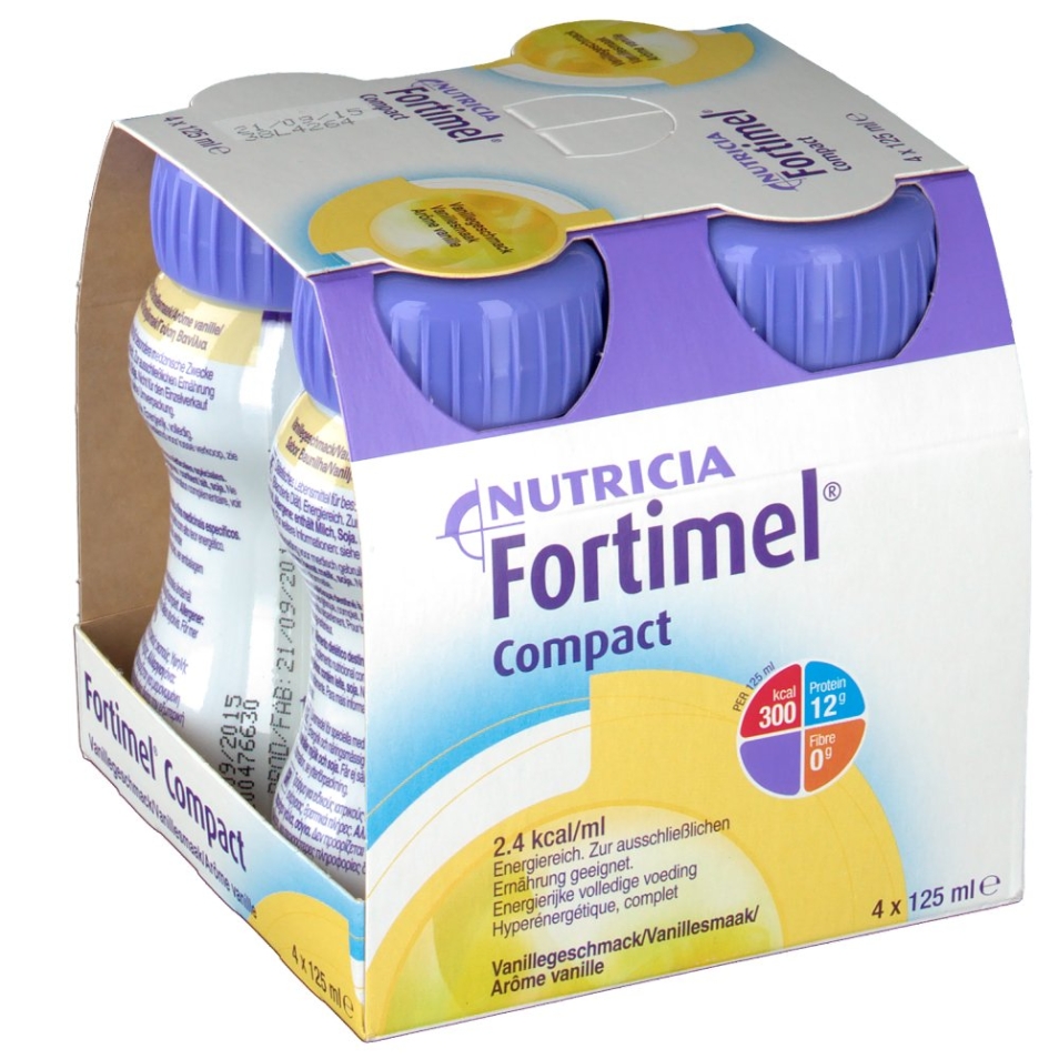 Fortimel Compact 2.4 Vanille 4X125 ml - shop-apotheke.com