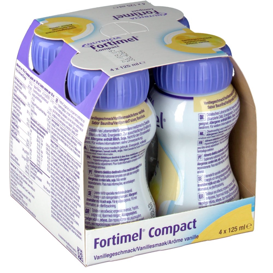 Fortimel Compact 2.4 Vanille 4X125 ml - shop-apotheke.com