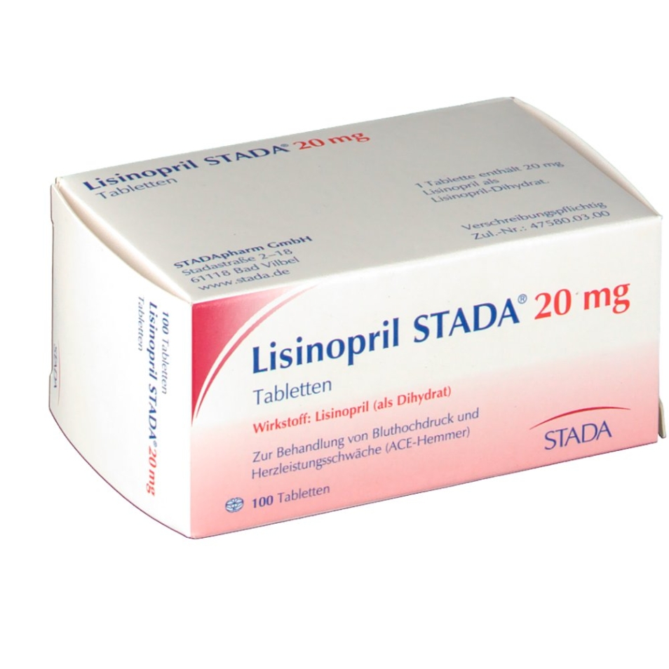 Lisinopril Stada 20 mg Tabletten 100 St - shop-apotheke.com