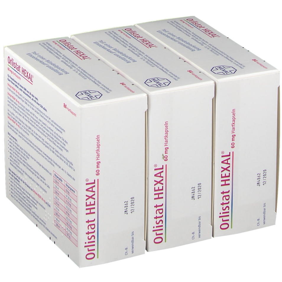 Orlistat HEXAL® 60 mg 3X84 St