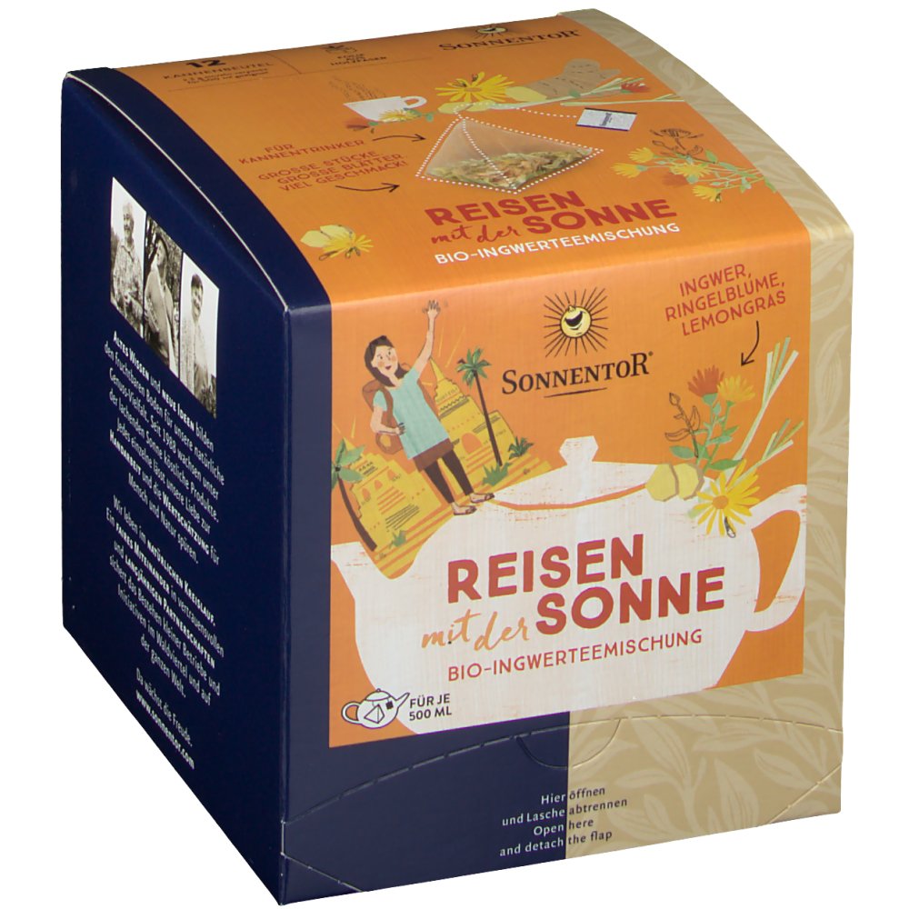 SonnentoR® Reisen mit der Sonne Ingwertee bio