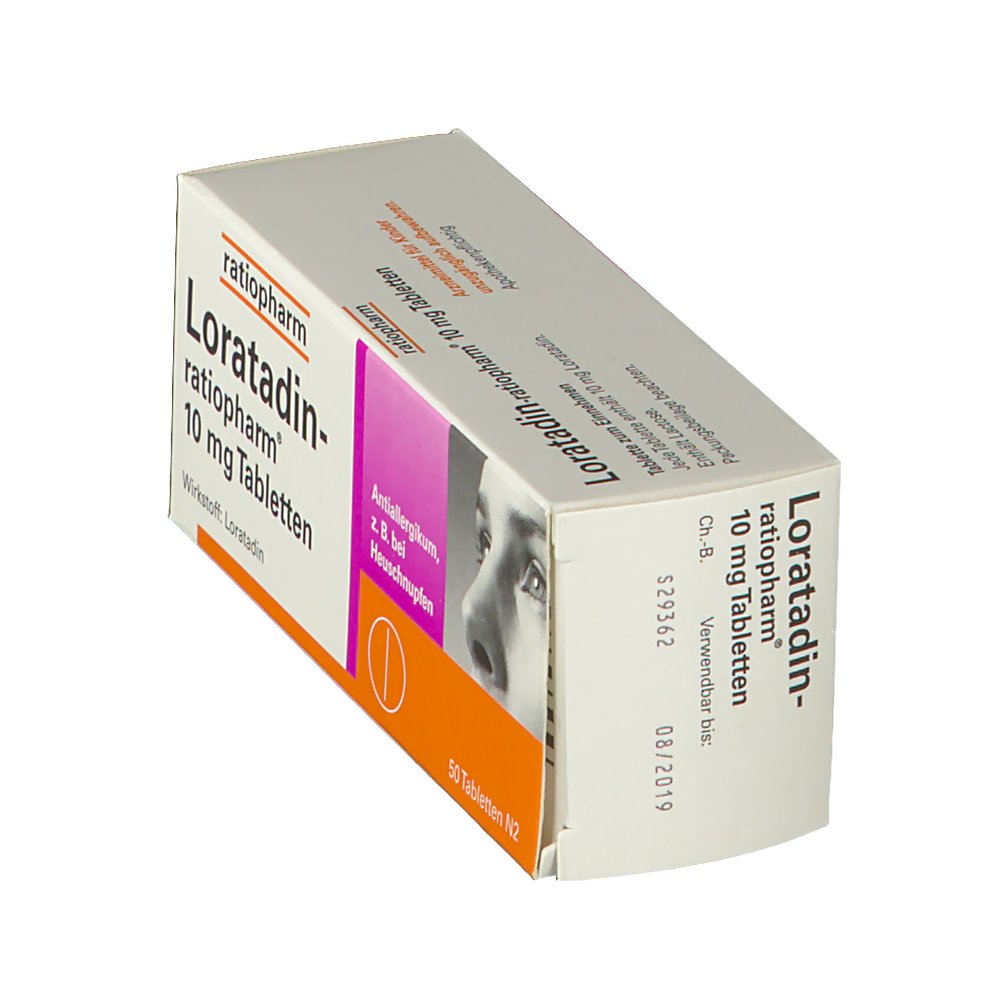 Loratadin-ratiopharm® 10 mg Tabletten bei Allergien - shop ...