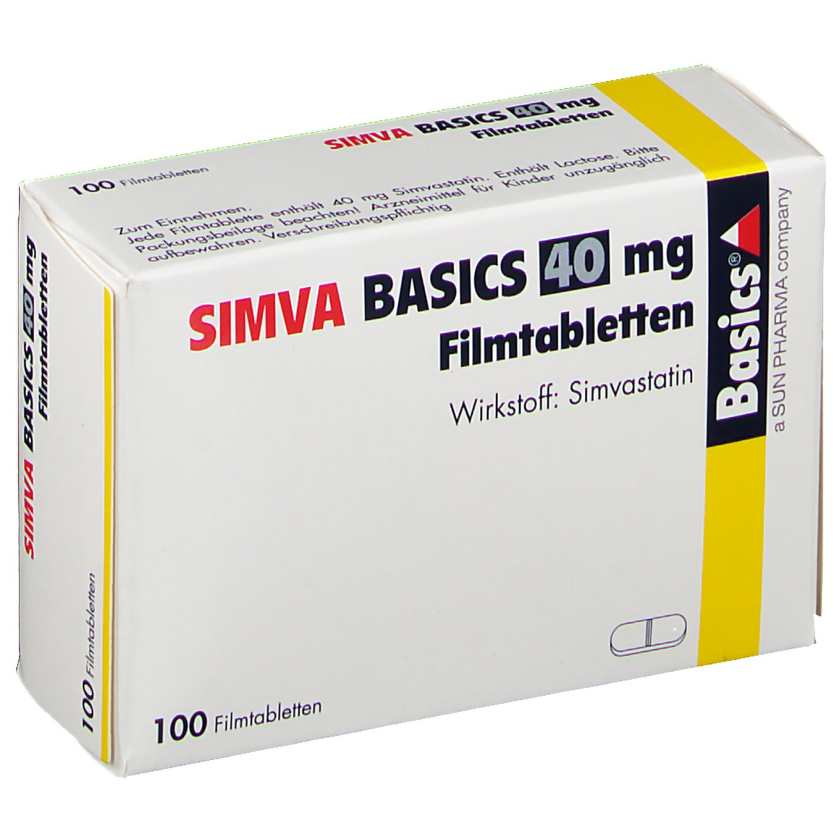 Simva Basics 40 Mg Filmtabletten: Beipackzettel – XHYY