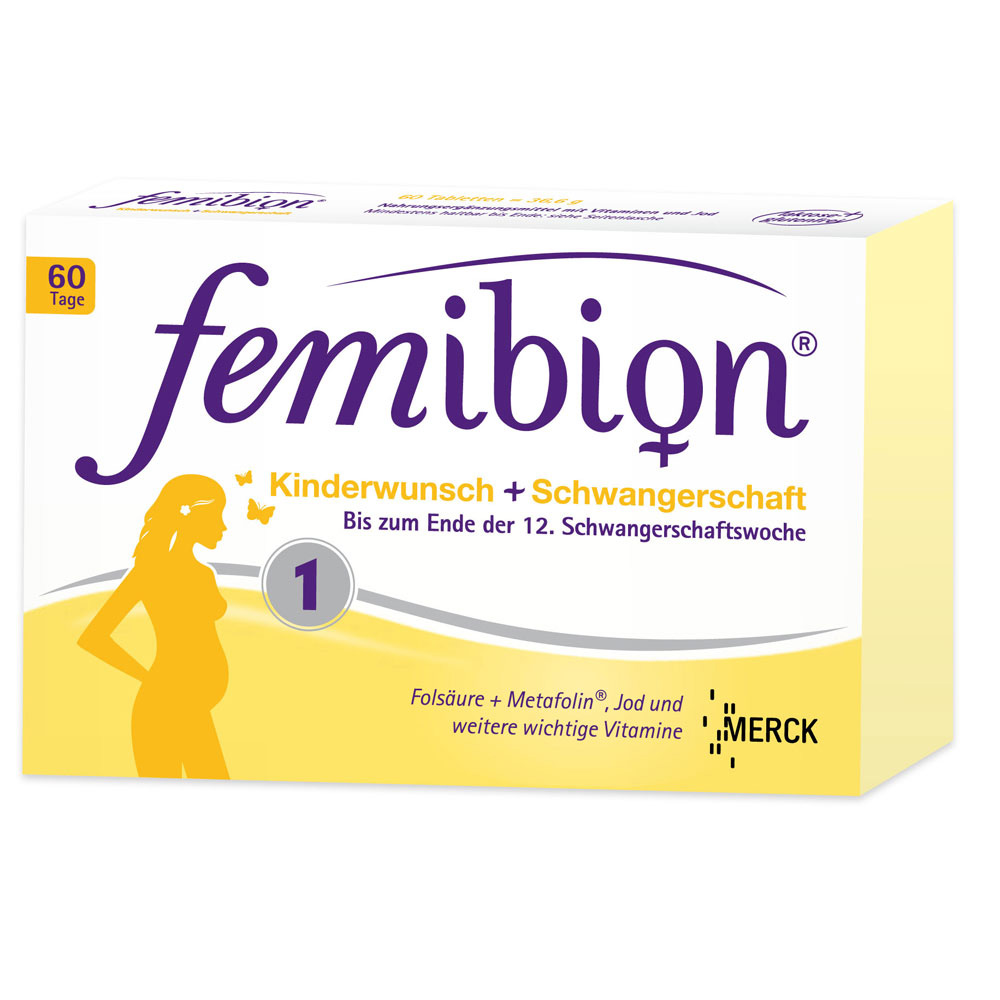 Femibion® Kinderwunsch + Schwangerschaft 1