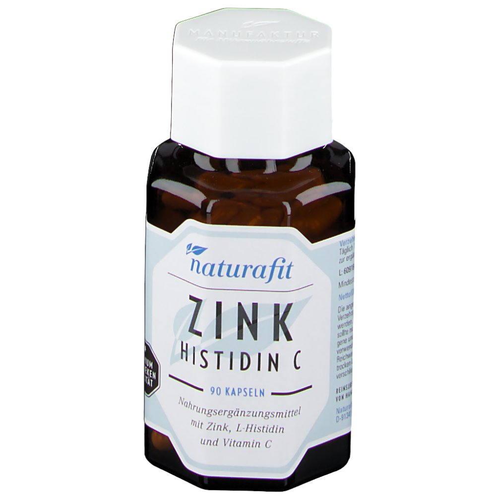 naturafit Zink Histidin Plus C + D Kapseln, 90 St. Kapseln main image 1
