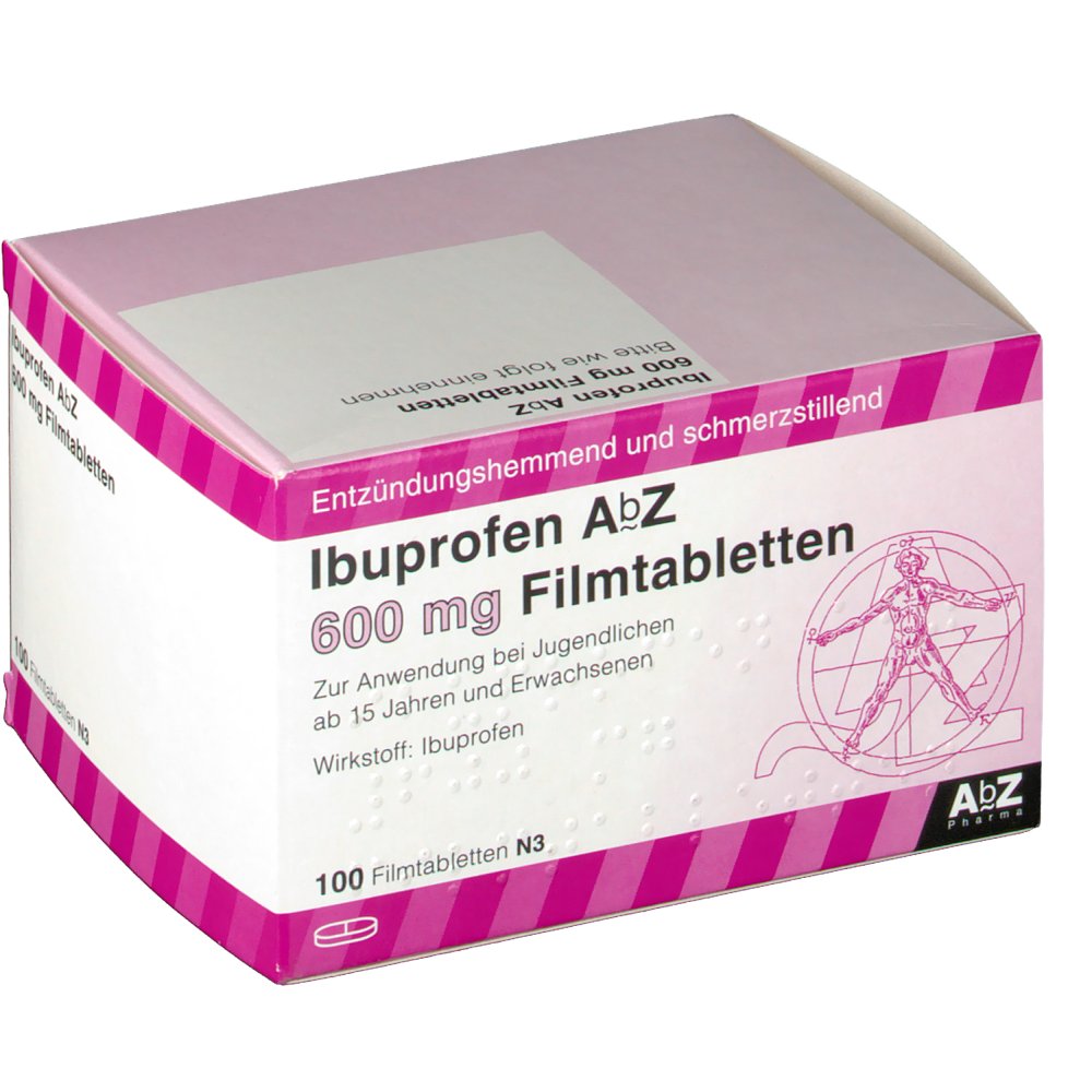 Ibuprofen AbZ 600 mg Filmtabletten - shop-apotheke.com