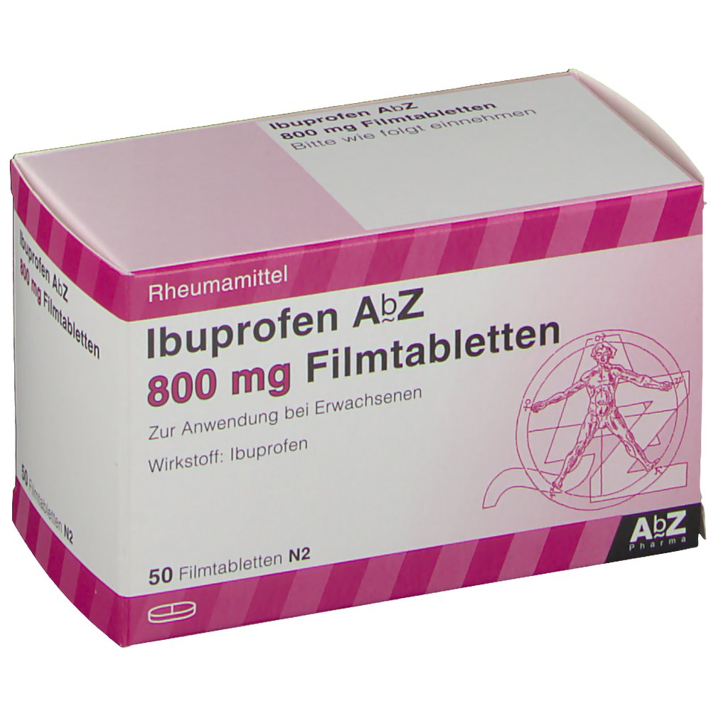 Ibuprofen AbZ 800 mg Filmtabletten