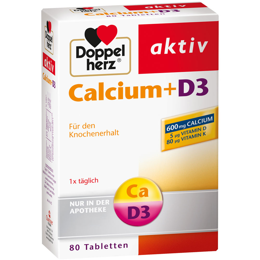 Doppelherz® Calcium + D3 Tabletten - Shop-apotheke.com