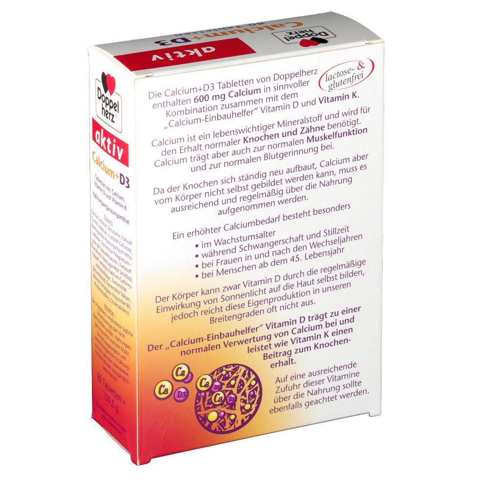 Doppelherz® Calcium + D3 Tabletten - Shop-apotheke.com