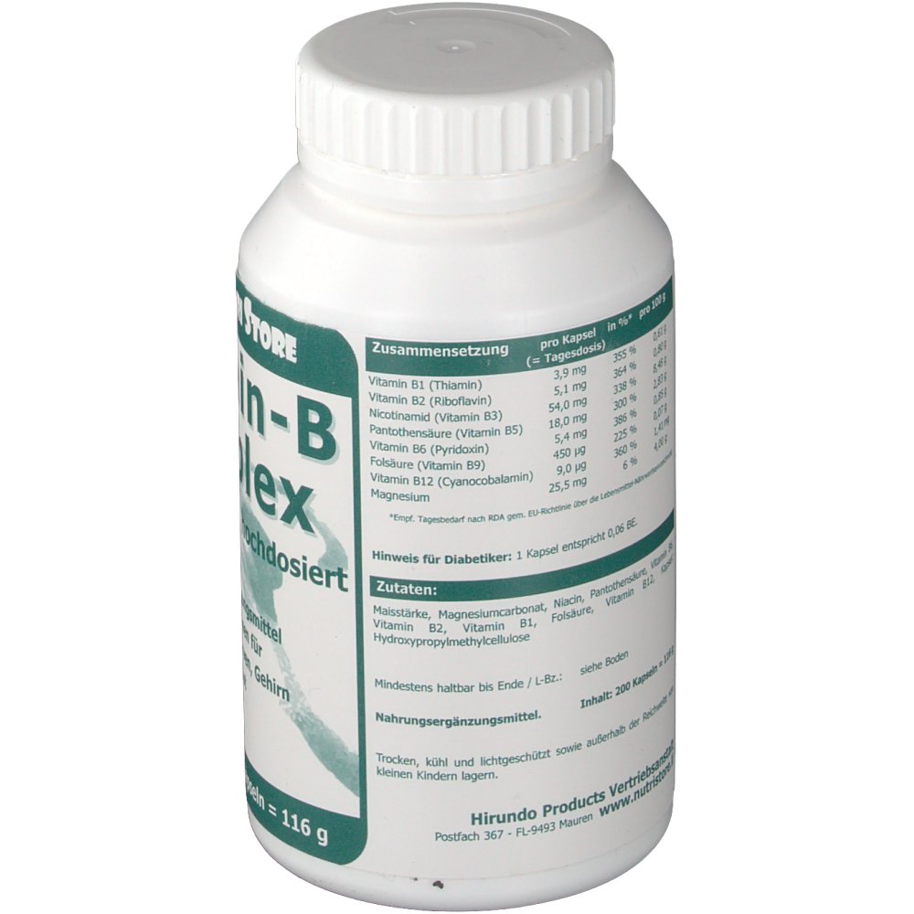 VitaminB Komplex hochdosiert
