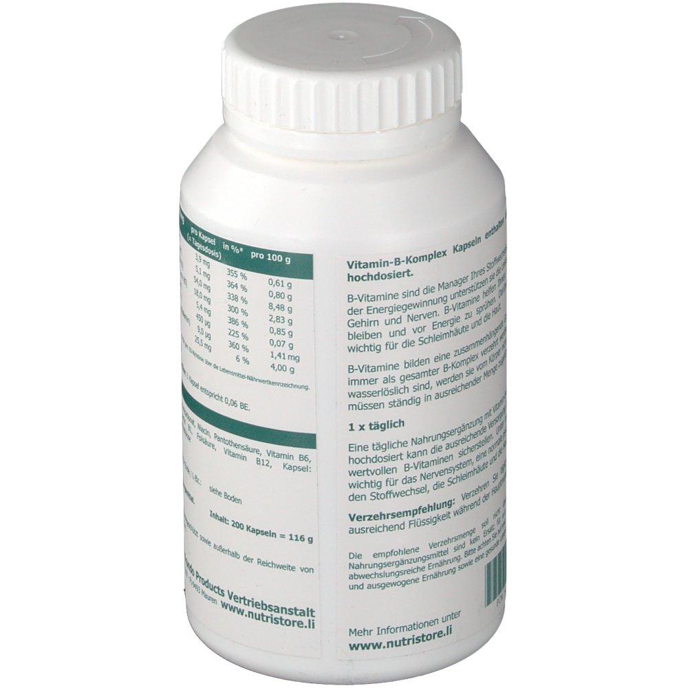 VitaminB Komplex hochdosiert