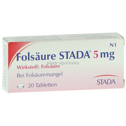 Folsäure STADA® 5 mg Tabletten - shop-apotheke.com