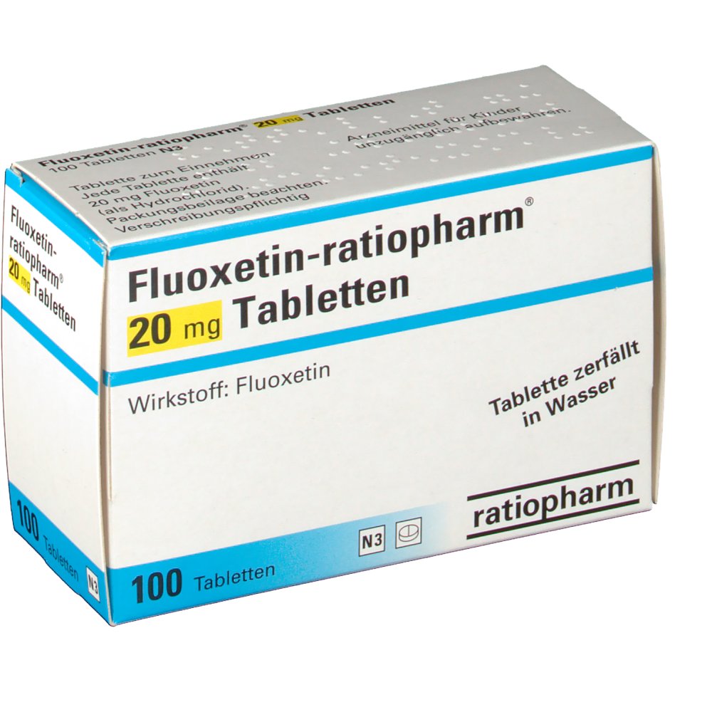 Fluoxetin ratiopharm 20 mg Tabletten