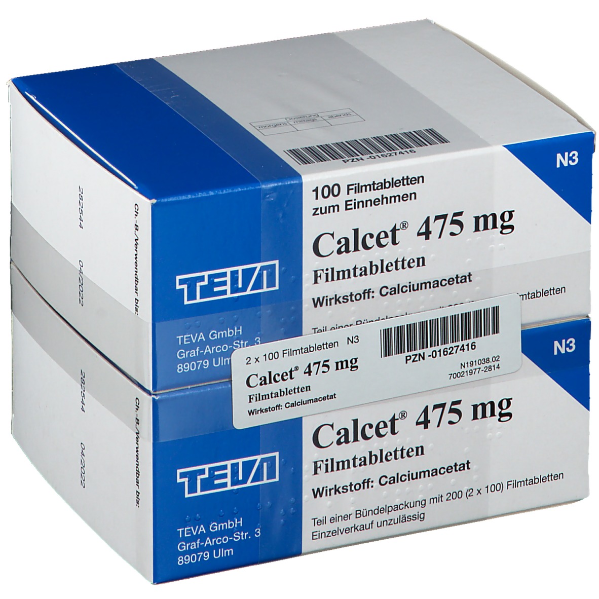Calcet® 475 mg Filmtabletten