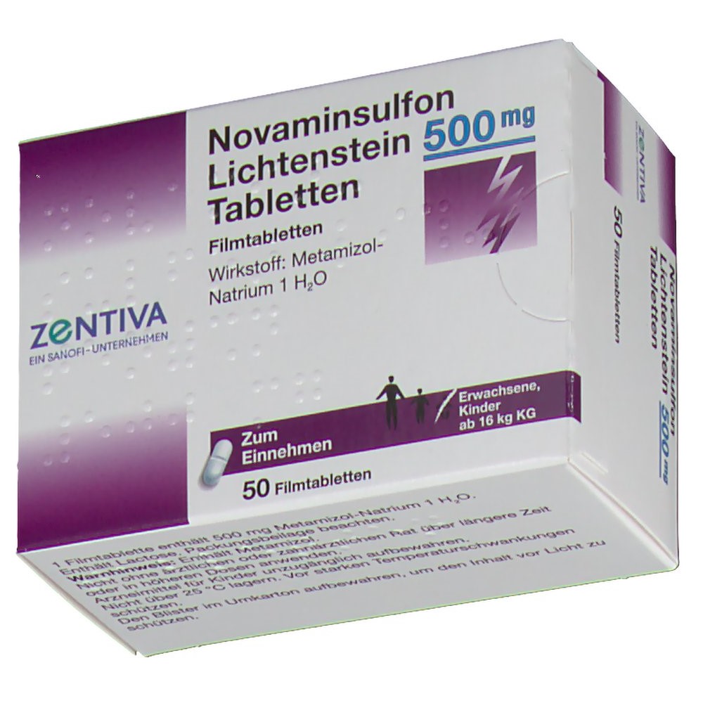 Novaminsulfon 500 mg Lichtenstein Filmtabletten - shop ...