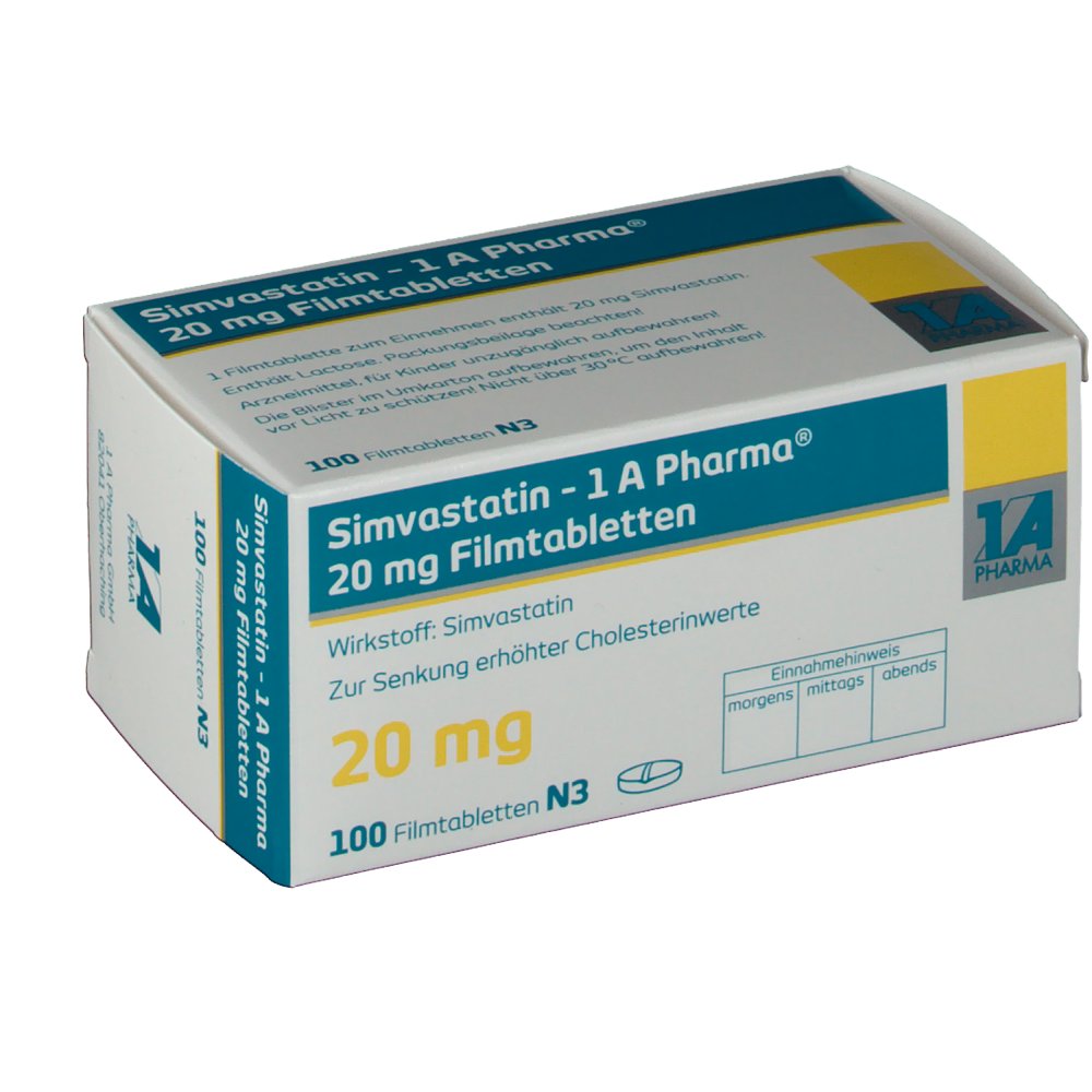 Simvastatin 1a Pharma 20 mg Filmtabl.