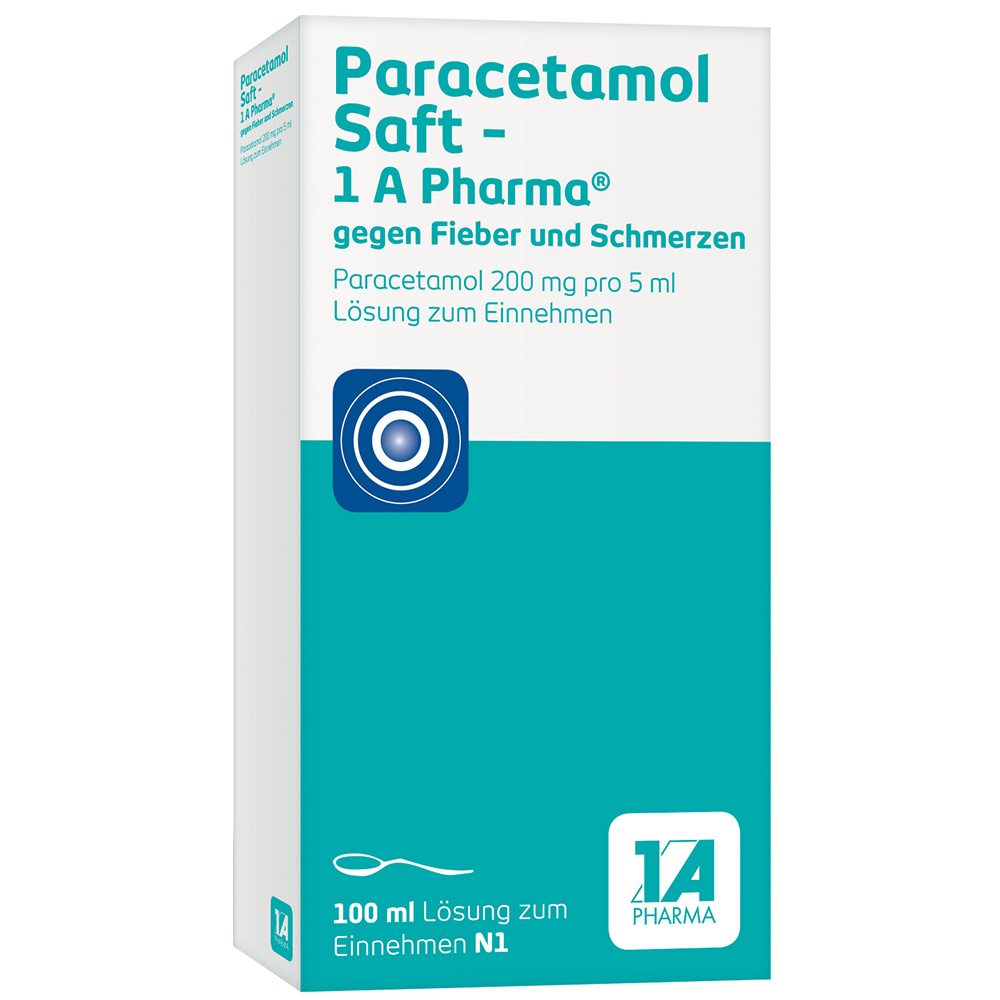 Paracetamol Saft 1 A Pharma® Shop