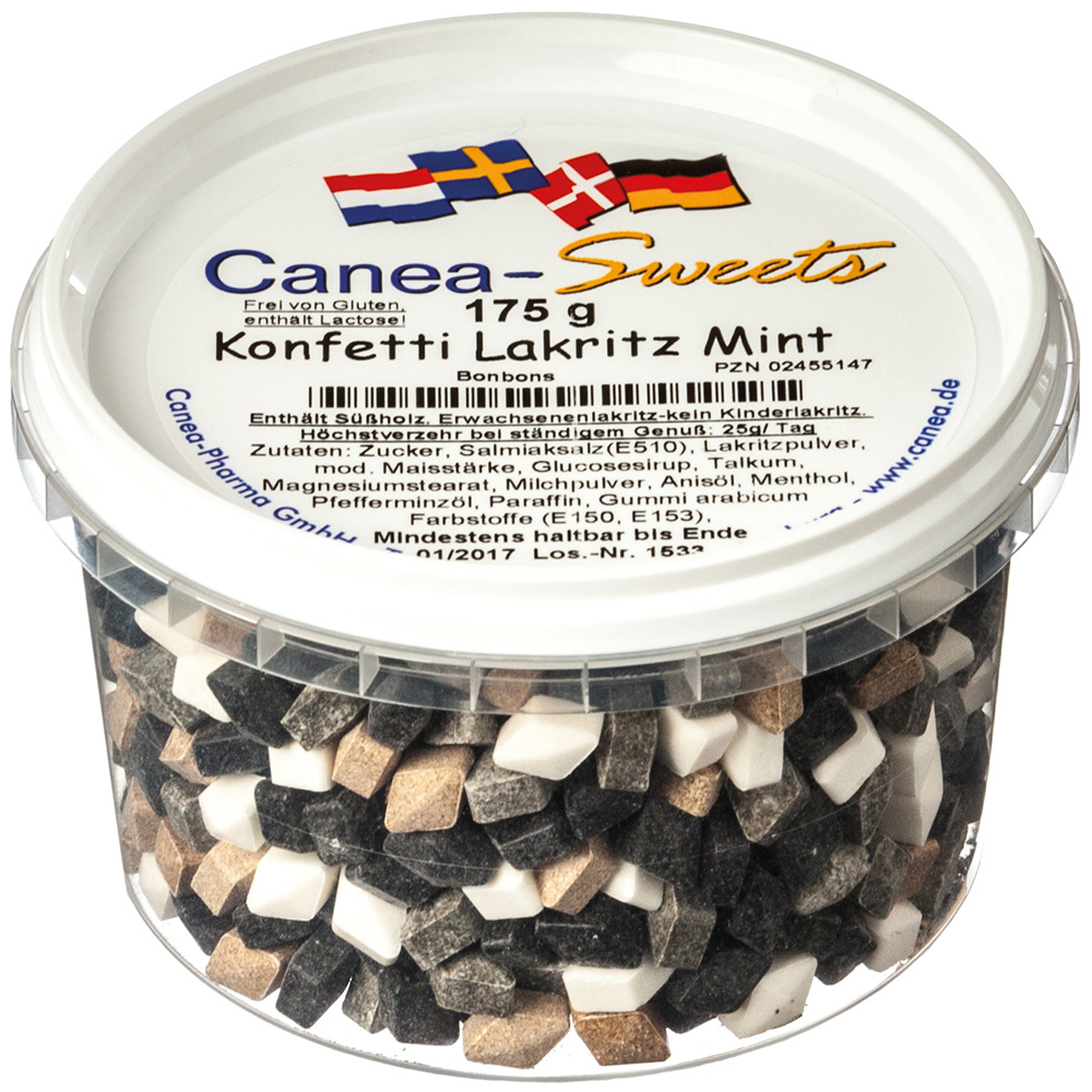Canea-Lakritz Konfetti Lakritz Mint