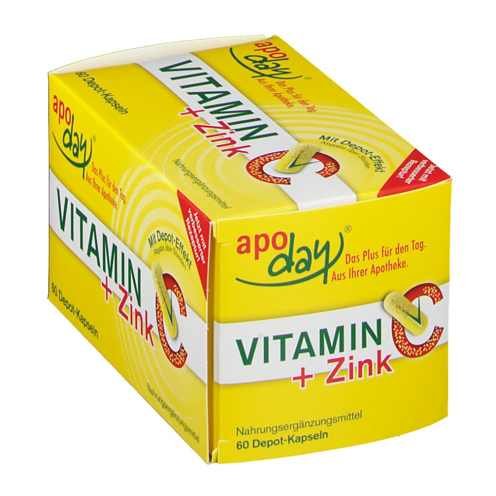 apoday® Vitamin C + Zink Depot Kapseln