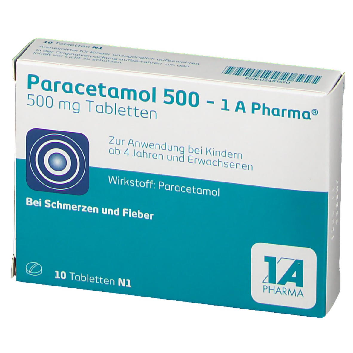paracetamol zahnschmerzen Tabletten günstig  Zahnschmerzen apotheke.com  kaufen shop