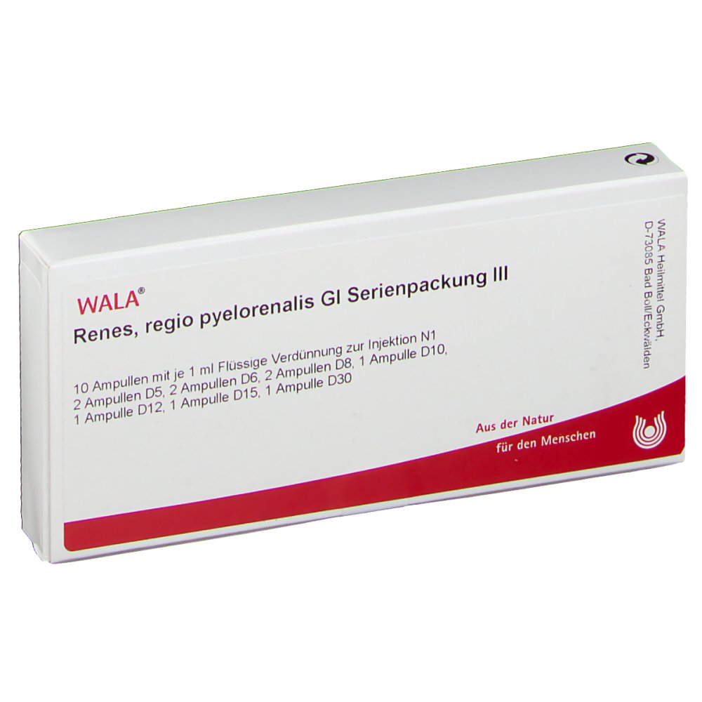 Renes Regio Pyelorenal GL Serienpackung 3 Ampullen