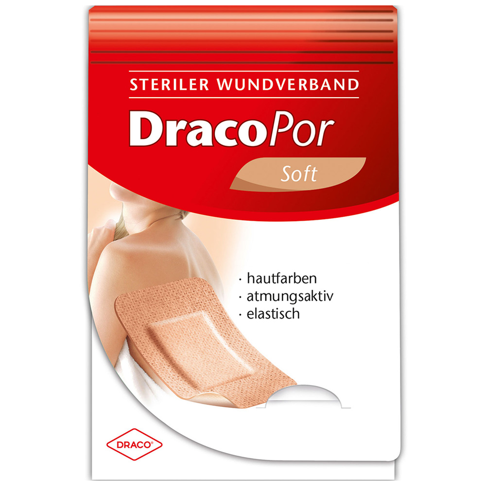 Dracopor Wundverband 8x10 cm steril hautfarben