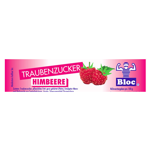 Bloc® Traubenzucker Rolle Himbeere