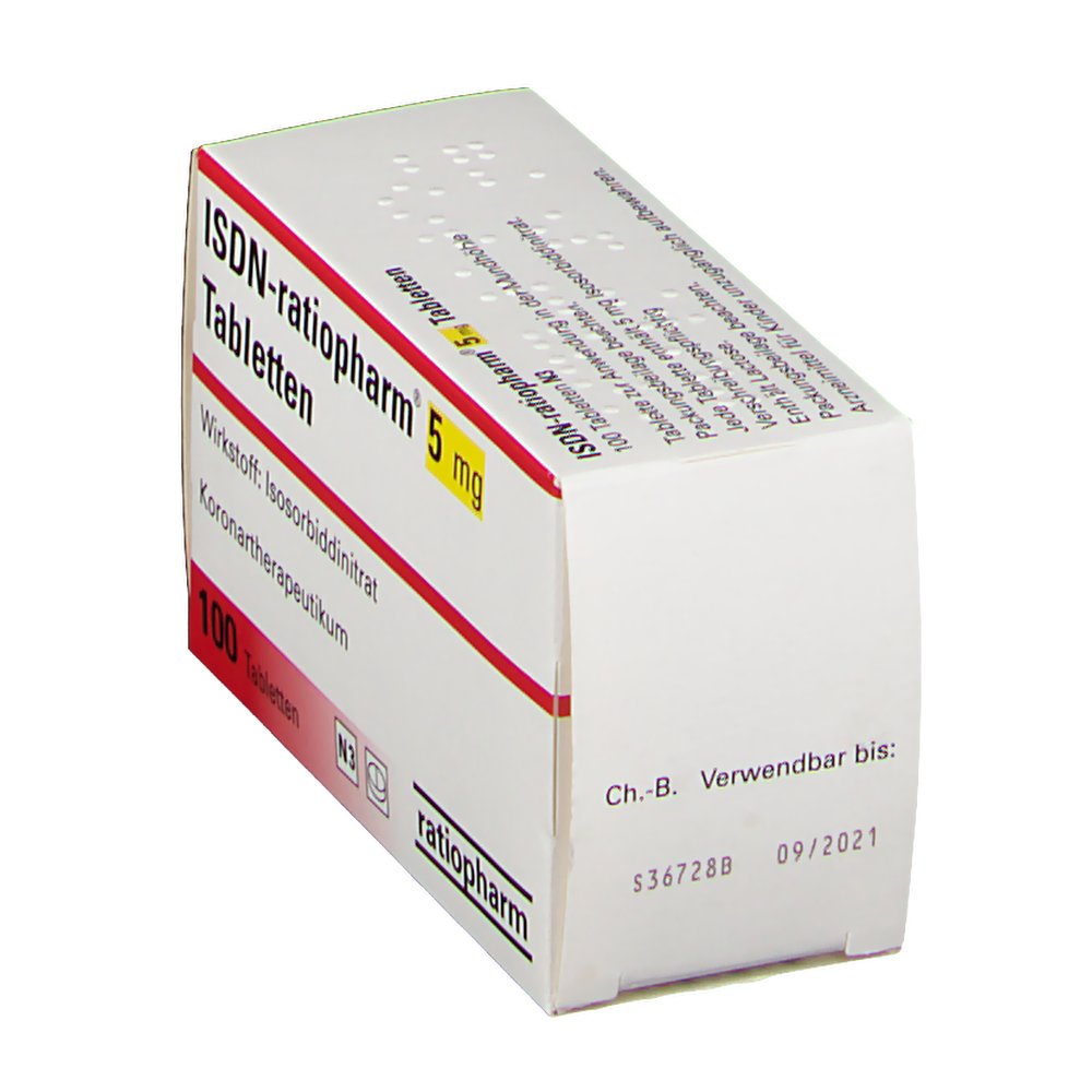 Isdn ratiopharm 5 mg Tabl.