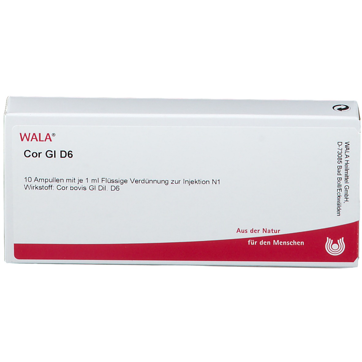 Wala® Cor Gl D 6 Ampullen