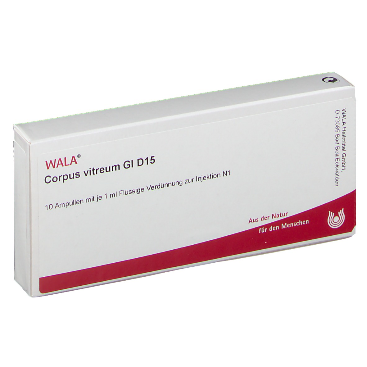 Wala® Corpus vitreum Gl D 15