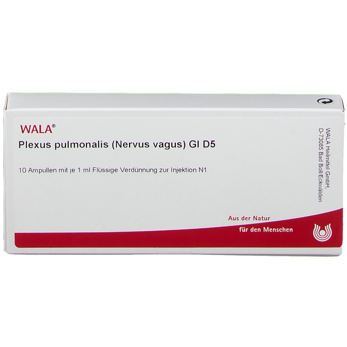 Wala® Plexus pulmonalis Nervus vagus Gl D 5