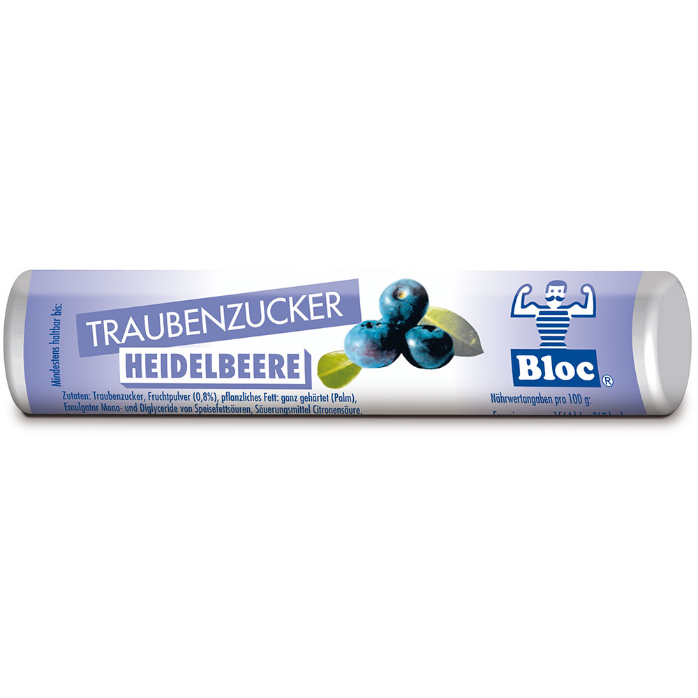 Bloc® Traubenzucker Heidelbeere