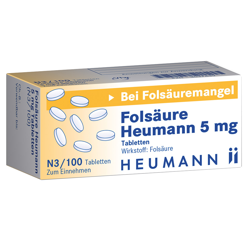 Folsäure Heumann 5 mg - shop-apotheke.com
