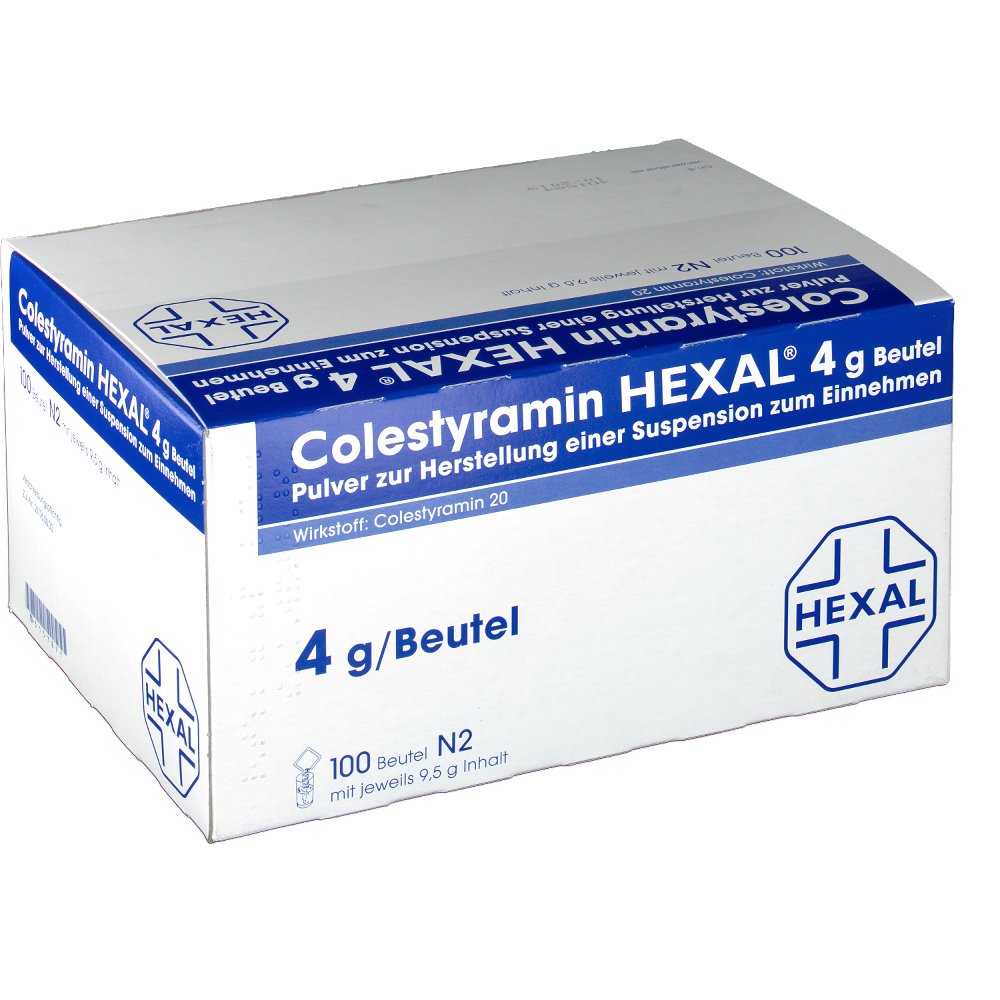 Colestyramin Hexal 4 g Pulver